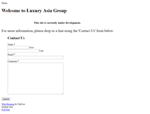 Tablet Screenshot of luxuryasiagroup.com